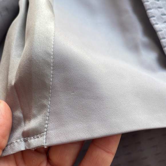 ADEAM yuzawa dress with leather godets sz6 Silver Swallow (lilac) NWT $1600 - Picture 8 of 8